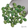 400 Ct Natural Green Emerald Oval Shape Loose Hand Carved 13-17mm Gemstones~38Pc