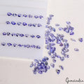 13.20 Ct/105 Pcs Natural Blue Untreated Tanzanite Pear Calibrated 4x3mm Gems Lot