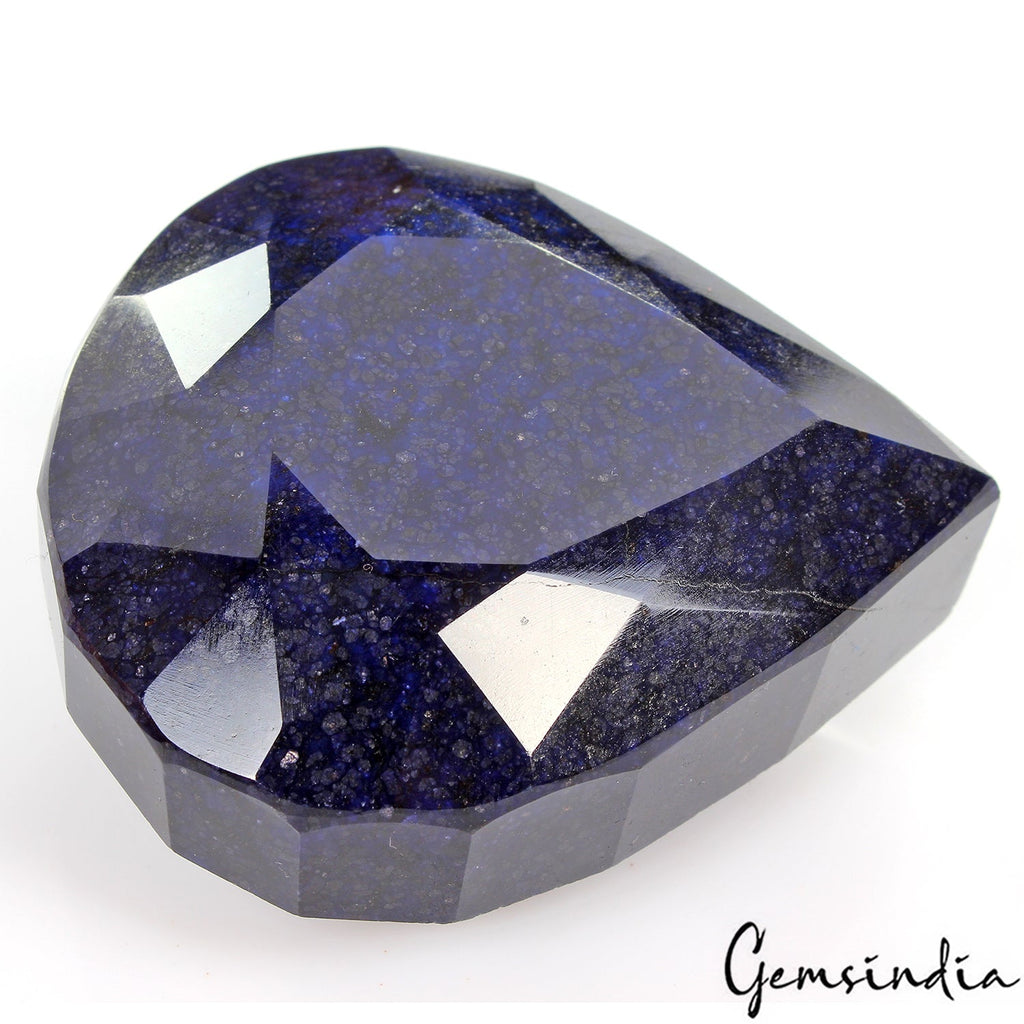1720Ct Natural Top Blue Sapphire Pear Cut Loose Earth mined Gemstone, Madagascar