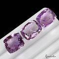 52.00 Ct Natural Purple Amethyst Cushion Cut Loose Jewelry Kind Loose Gems Lot