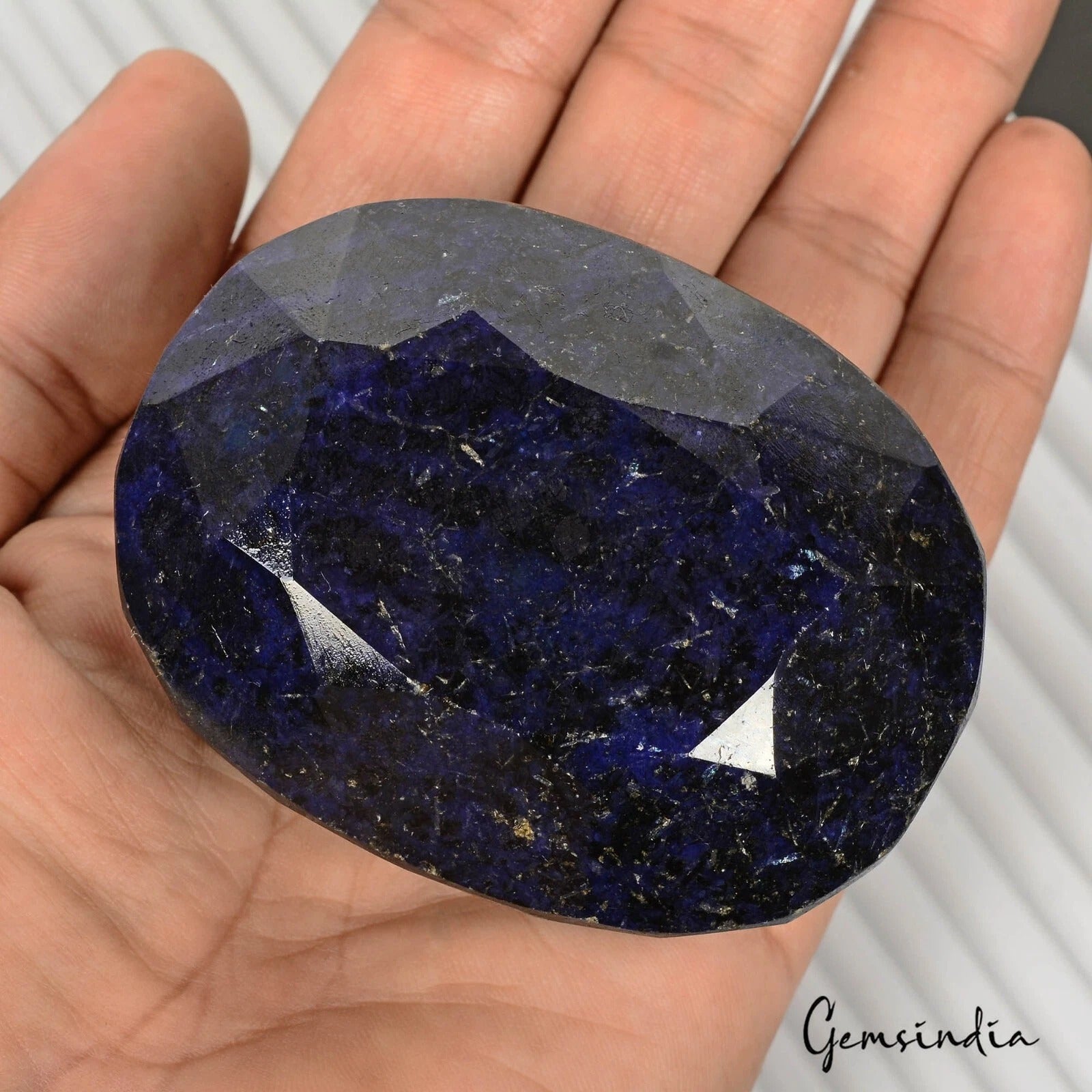 1670 Ct Natural Blue Sapphire Oval Faceted Earth Mined Huge Size Loose Gemstone