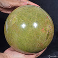 Unakite Sphere, Untreated, Red — 7" in diameter, 9.2 Kg (46000 Ct), Madagascar