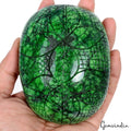 3300 Ct Natural Green Huge Emerald Oval Cut Handcarved Loose Brazilian Gemstone