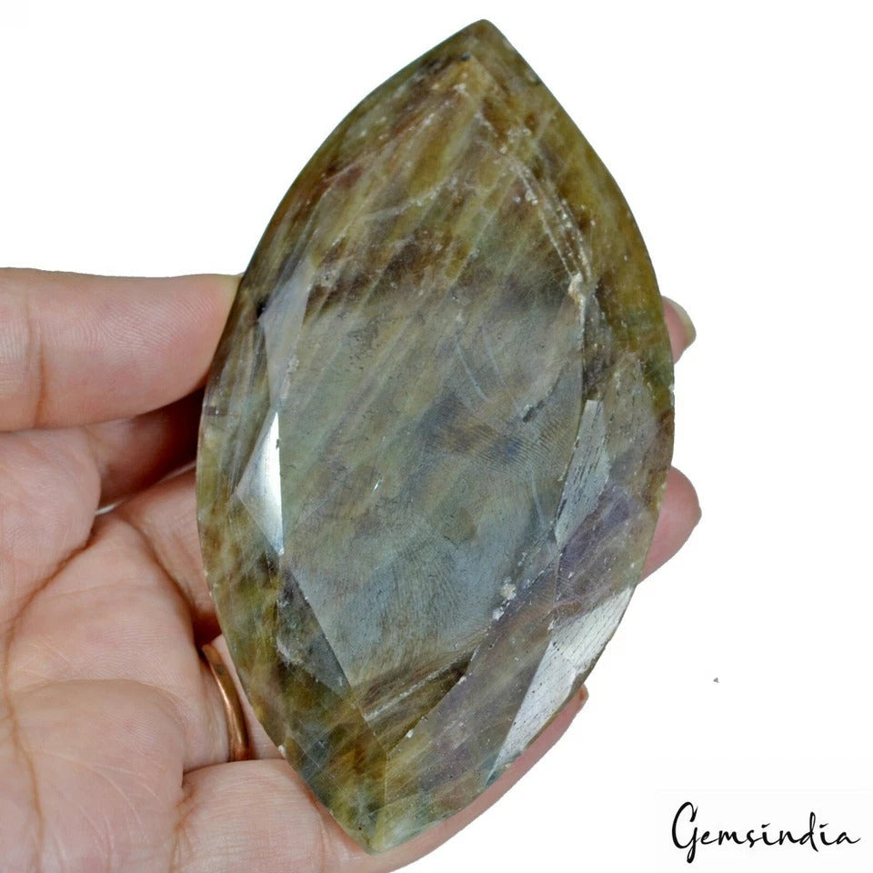 Certified 1100 Cts Natural Untreated Brown Sapphire Marquise Cut Earth Mined Gem
