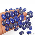 Pyrite Lot, Cabochon, Blue — 40 Pieces, 22mm to 28mm, 800 Ct, Afghanistan