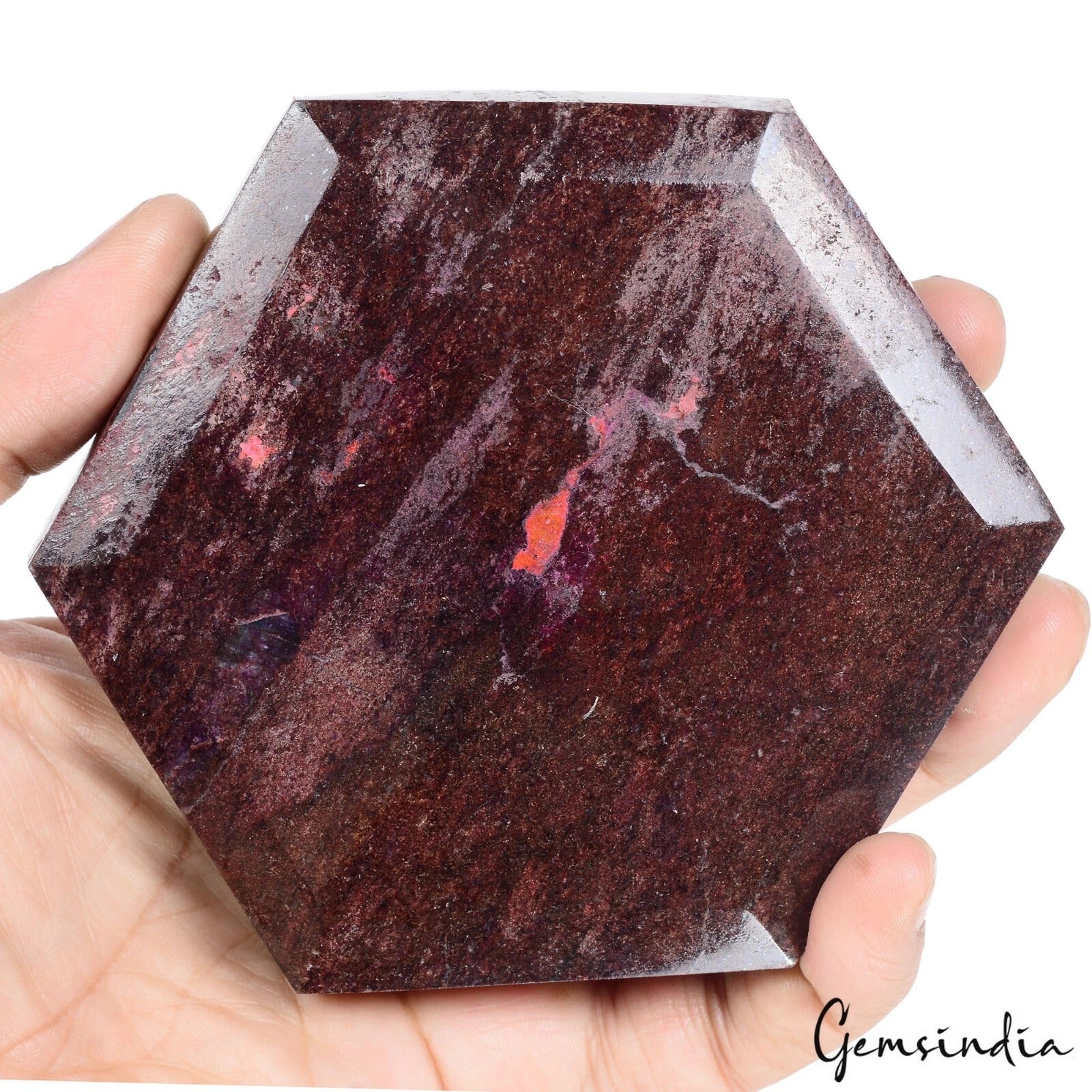 Huge 3300 Ct Natural Huge Red Ruby Hexagon Cut Earth Mined Museum Size Loose Gem