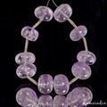 197 Cts/10 Pcs Natural Purple Amethyst Round Cab Gem Loose Beads Lot For Jewelry