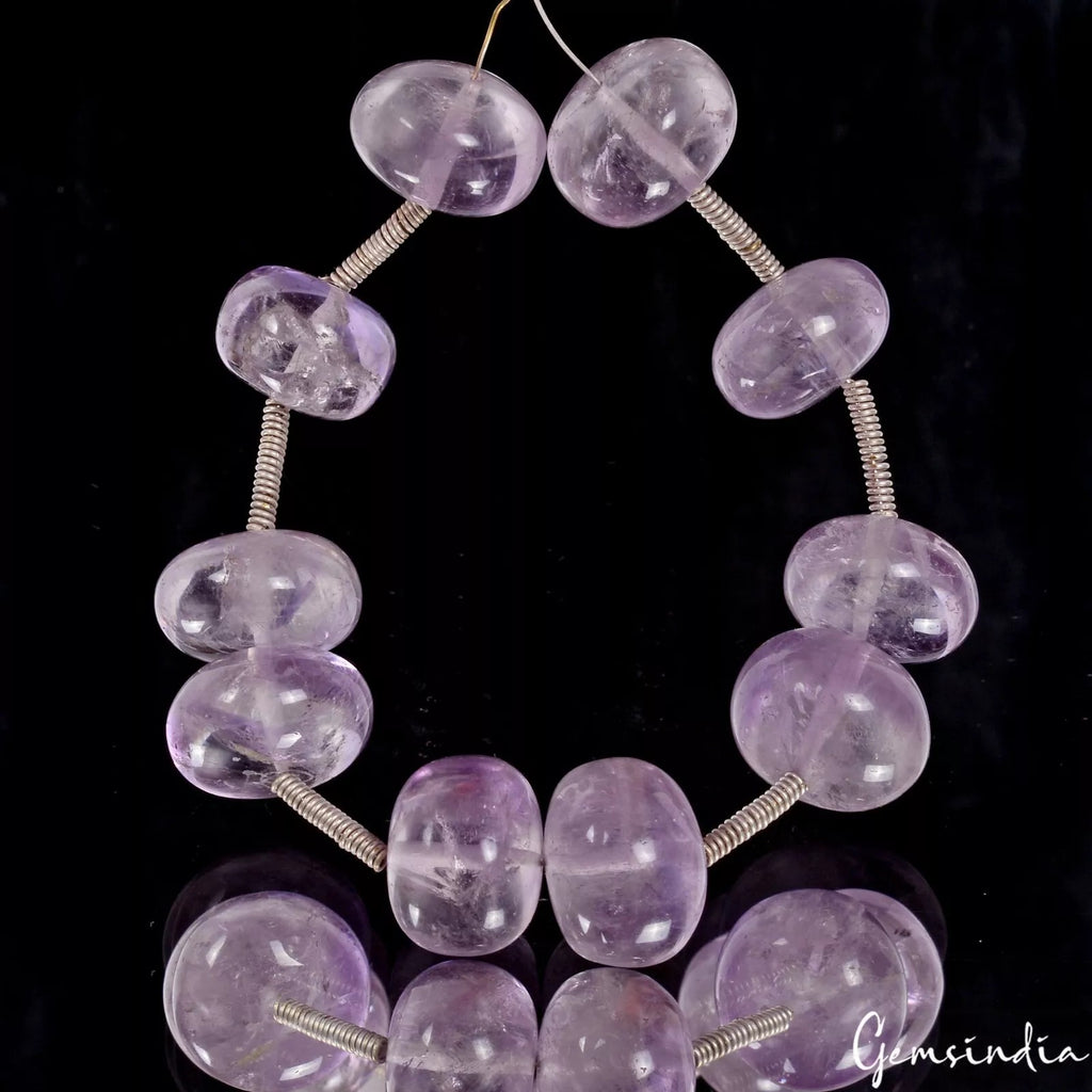 Amethyst Beaded Strand, Purple — 15mm to 16mm, 197.00 Ct, Brazil