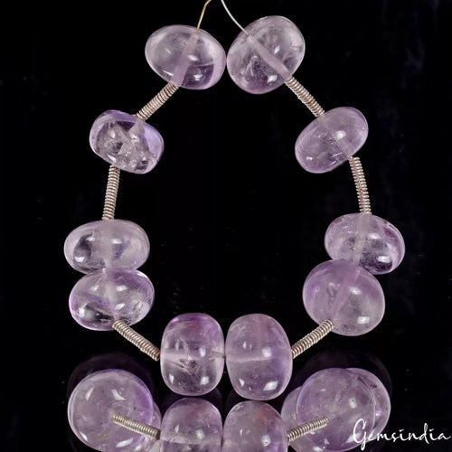 Amethyst Beaded Strand, Purple — 15mm to 16mm, 197.00 Ct, Brazil
