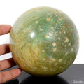 2.3Kg Natural Green Serpentine Crystal Healing Metaphysical Huge Gem Sphere 4.7"