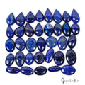 680 Ct/35 Pcs Natural Blue Gold Pyrite Lapis Lazuli Mix Cab Wholesale Gems Lot