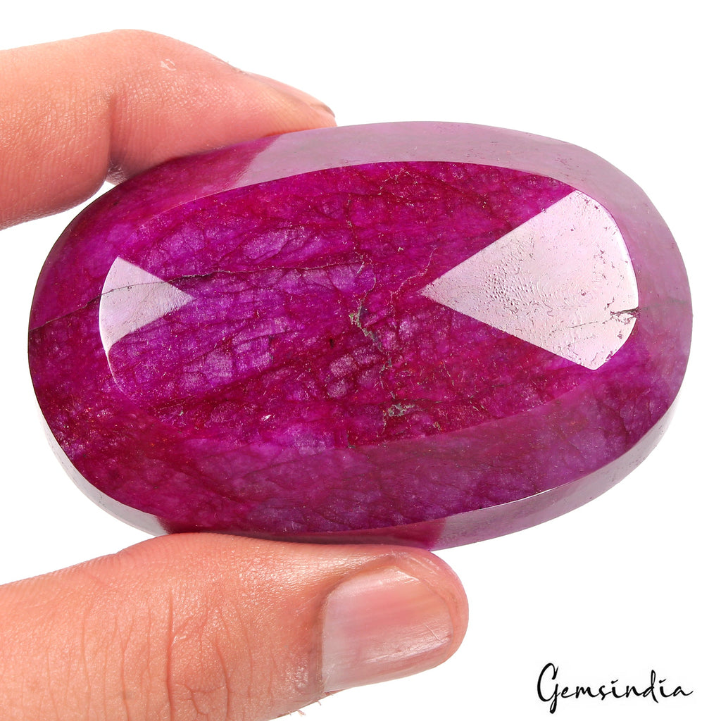 Natural Pink Red Beryl Bixbite Oval Cut Faceted Earth Mined Huge 640 Ct Gemstone