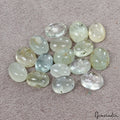 25.20 Cts Natural Blue Green Aquamarine Oval Cab 7-9mm Loose Brazilian Gemstones