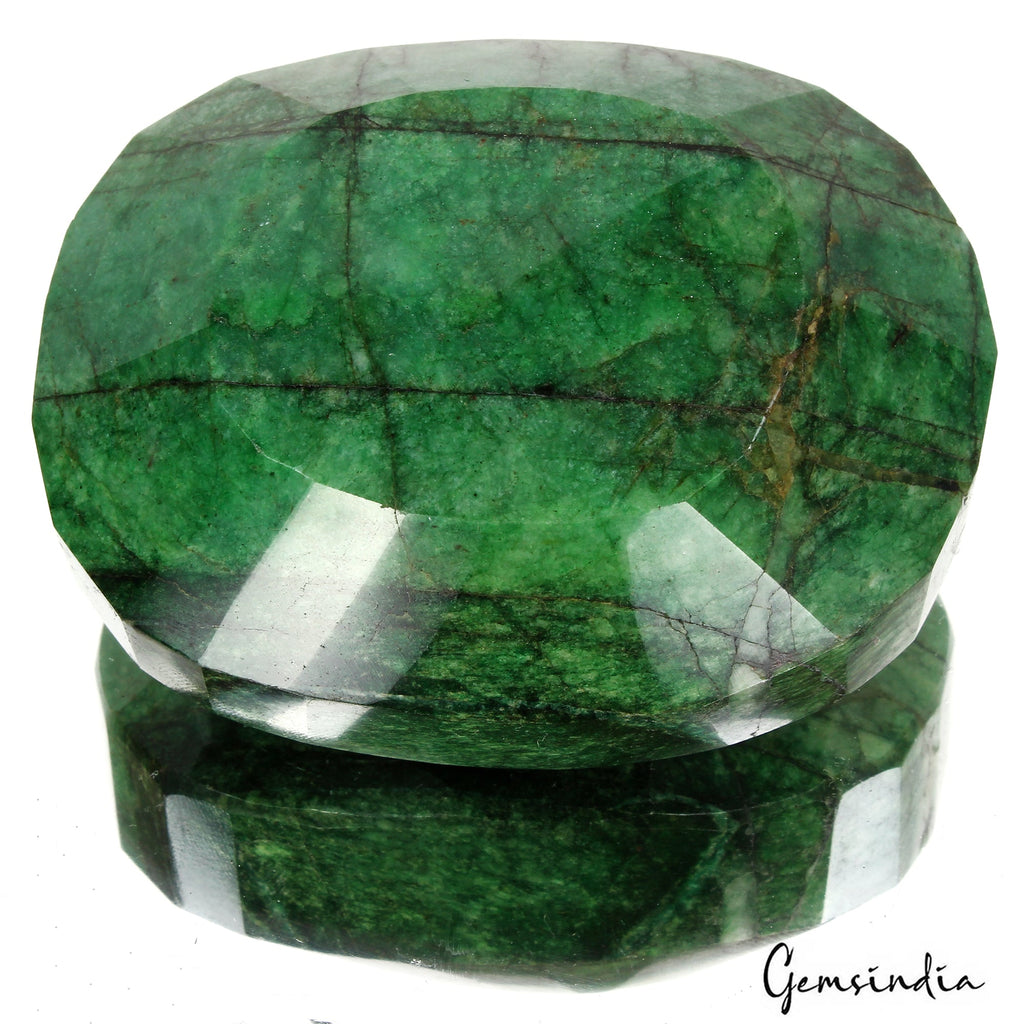 2440 Carat Natural Huge Green Emerald Earth-Mined Museum Size Oval Cut Gemstone
