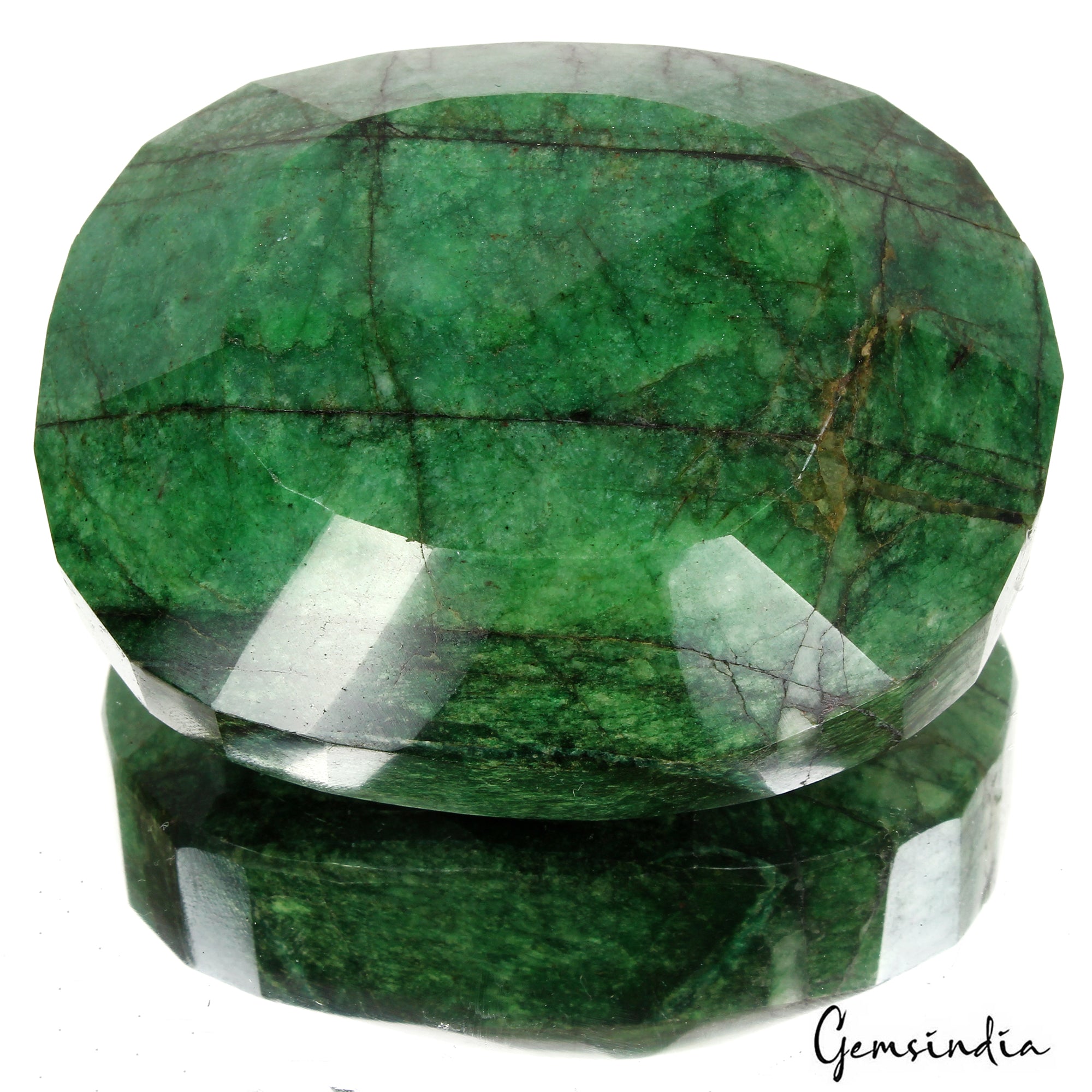 2440 Carat Natural Huge Green Emerald Earth-Mined Museum Size Oval Cut Gemstone