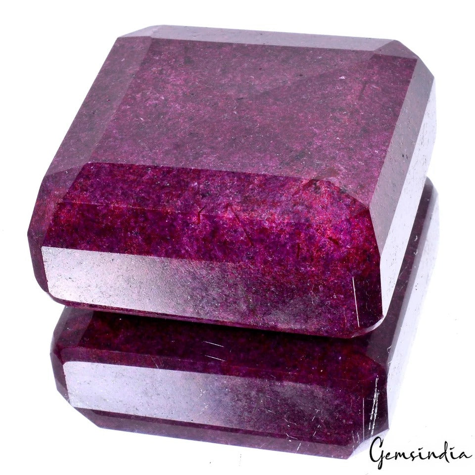 1770 Ct Natural Madagascar Earth mined Red Ruby Octagon Cut Museum Size Gemstone