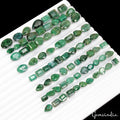 197.70 Cts/74 Pcs Natural Brazilian Green Emerald Mix Cut Loose Gems For Jewelry