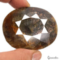 620 Ct Natural Untreated Golden Sheen Sapphire Oval Cut Faceted Earth Mined Gems
