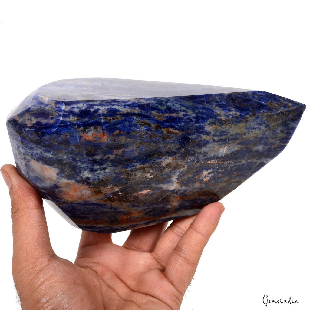 Sodalite Loose Gemstone, Blue — 7.2", 1.9 Kg