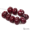 470 Ct Natural Red Ruby Round Cabochon Bead Center Drilled Loose Gems 17-20mm
