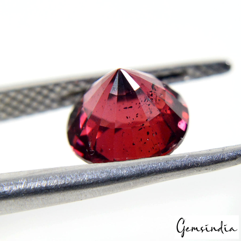 2.70 Cts Natural Untreated Rose Rhodolite Garnet Round Cut Precious Gem For Ring