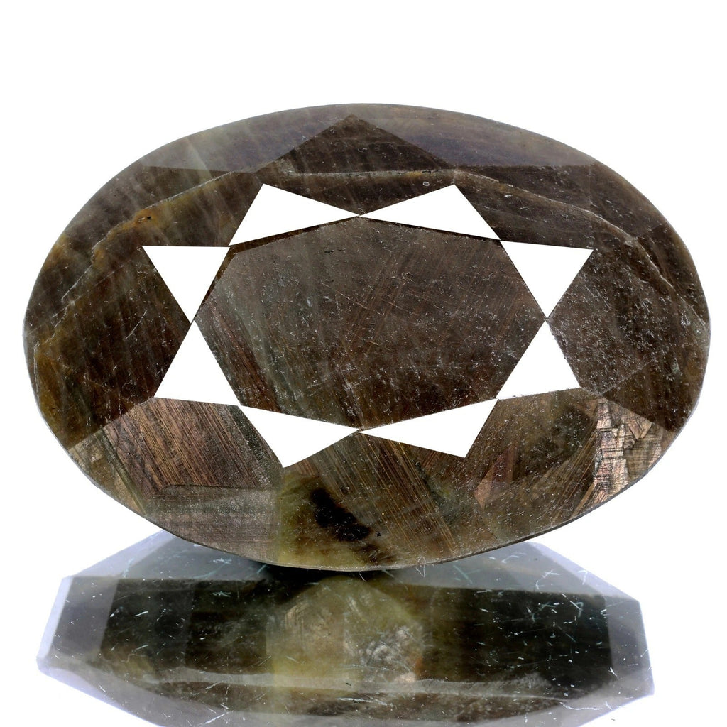 Certified 1150 Cts Natural Untreated Brown Sapphire Oval Cut Huge Size Loose Gem