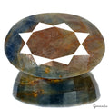 Certified 1640 Cts Natural Untreated Brown Blue Sapphire Oval Cut Huge Gemstone