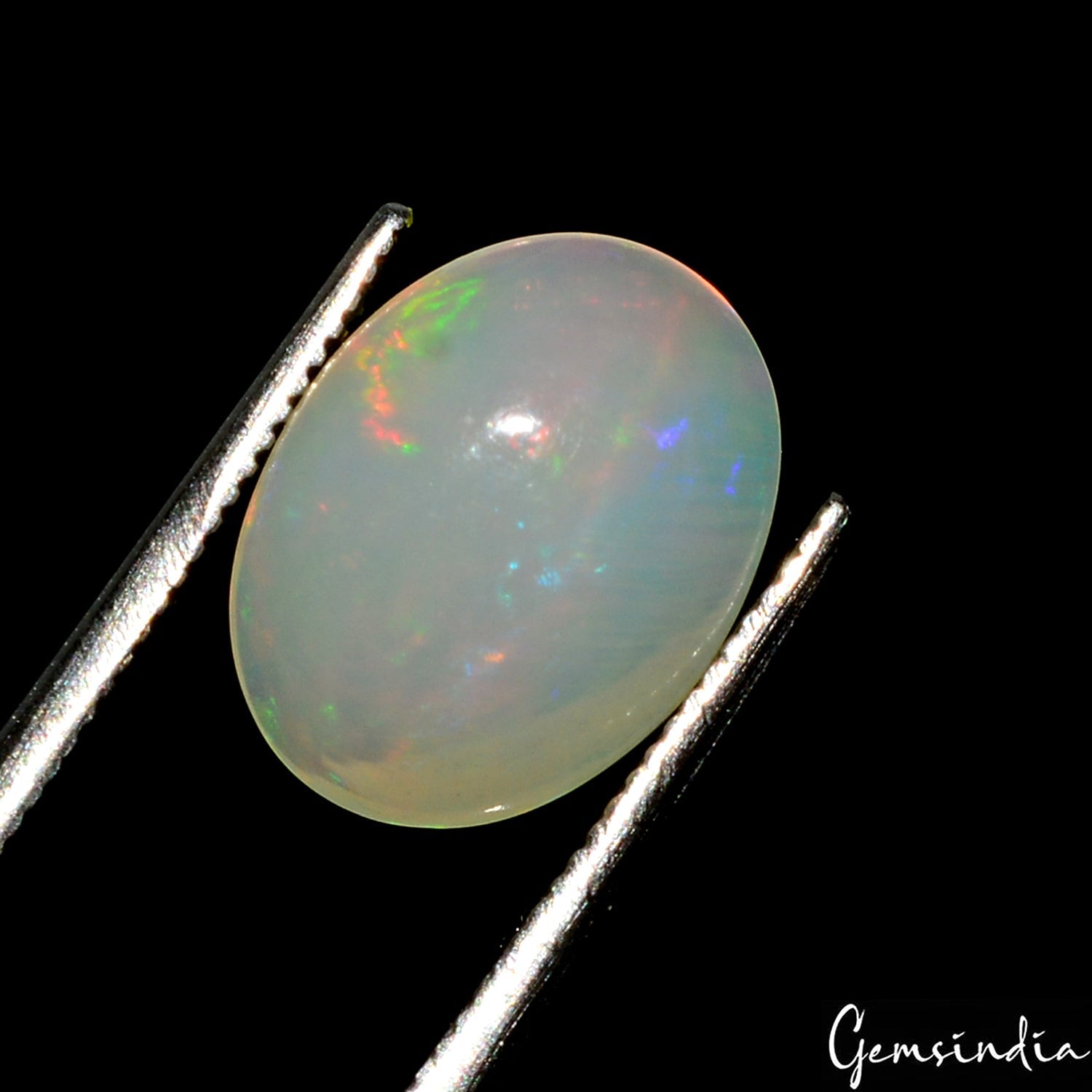 2.10 Ct Natural Ethiopian Opal Welo Shine Oval Cabochon Loose Untreated Gemstone