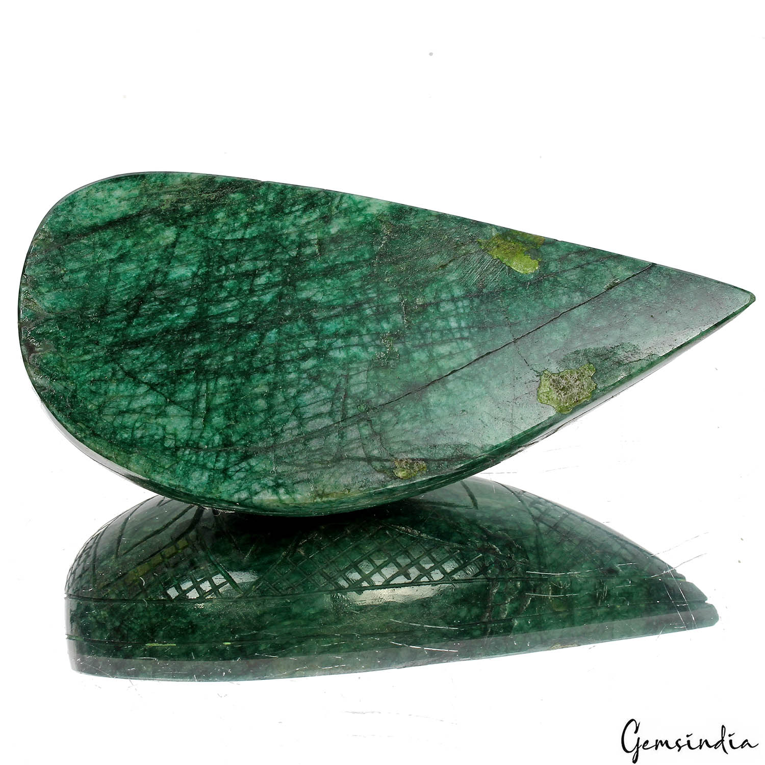 1700 Ct Natural Pear Carving Green Brazilian Emerald Earth Mined Huge Size Gems
