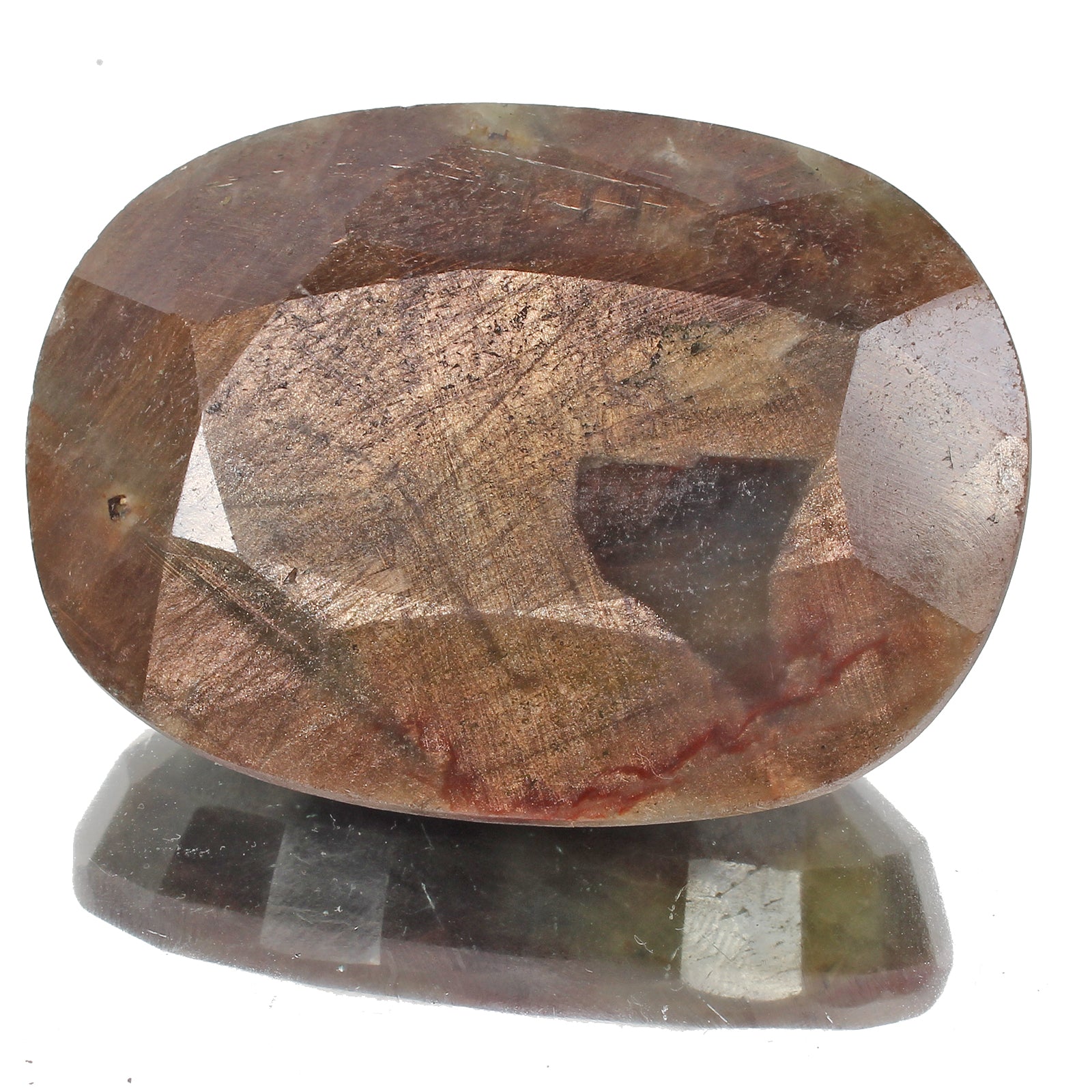 Certified 525 Cts Natural Untreated Brown Sapphire Oval Cut Huge Size Gemstone