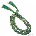 Brazilian Emerald Beaded Strand, Green — 12mm to 15mm, 260.00 Ct, Brazil