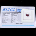 Certified 2.0 Cts Natural Untreated 6 Rays Red Star Ruby 7x5x4mm Gem For Ring