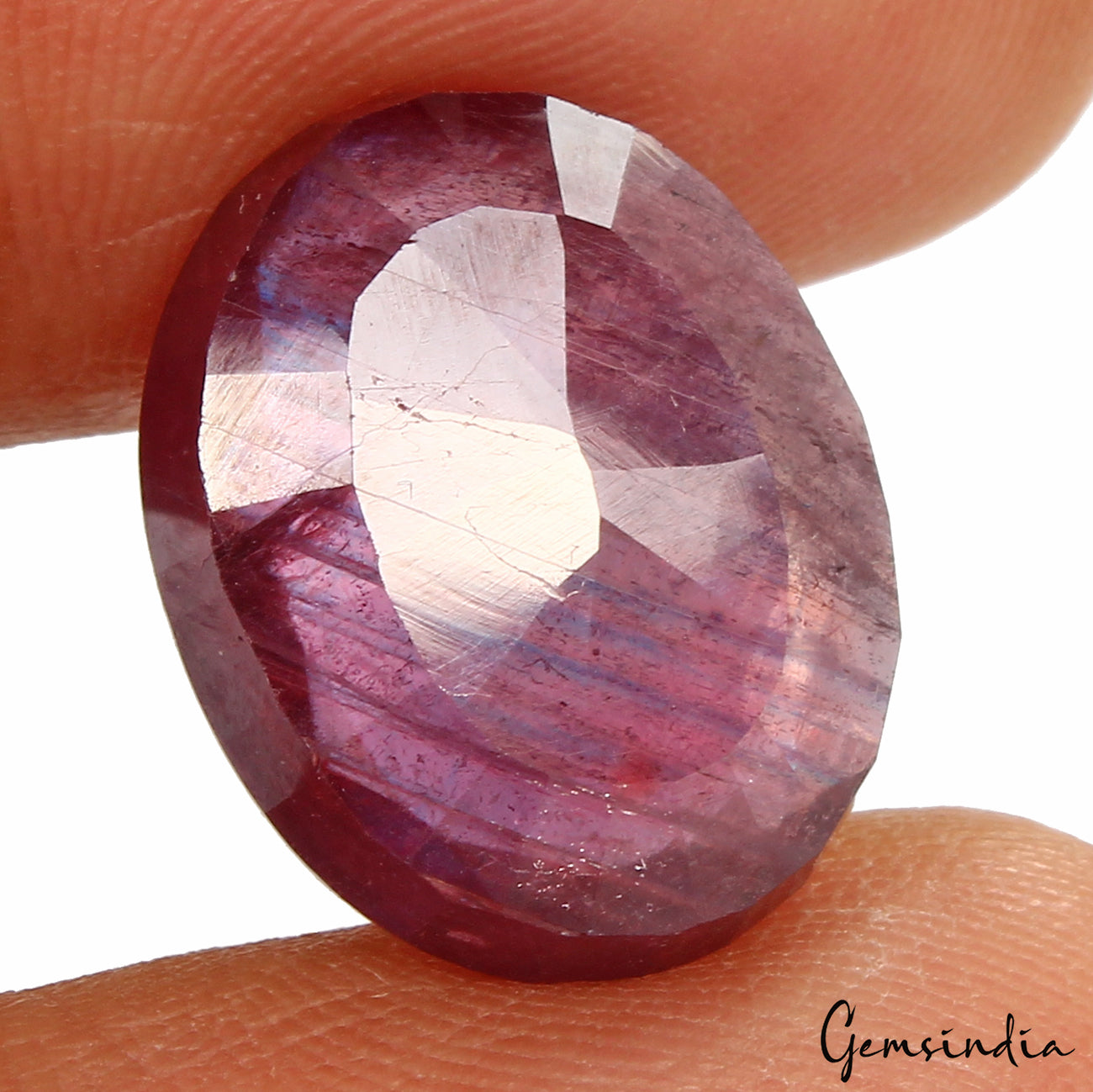 Ruby Loose Gemstone, Oval Cut, Heated — 17x14x4 mm, 17.50 Ct, Mozambique