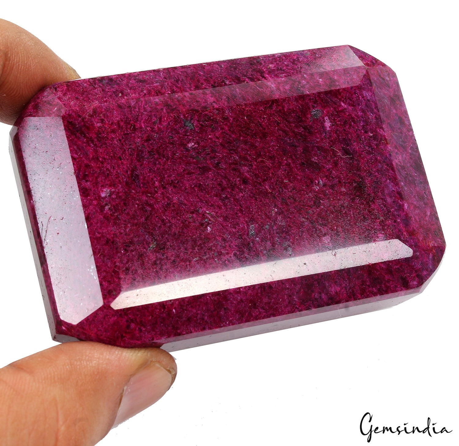 1780 Cts Natural Ruby Huge Octagon Faceted Earth Mined Gemstone From Madagascar