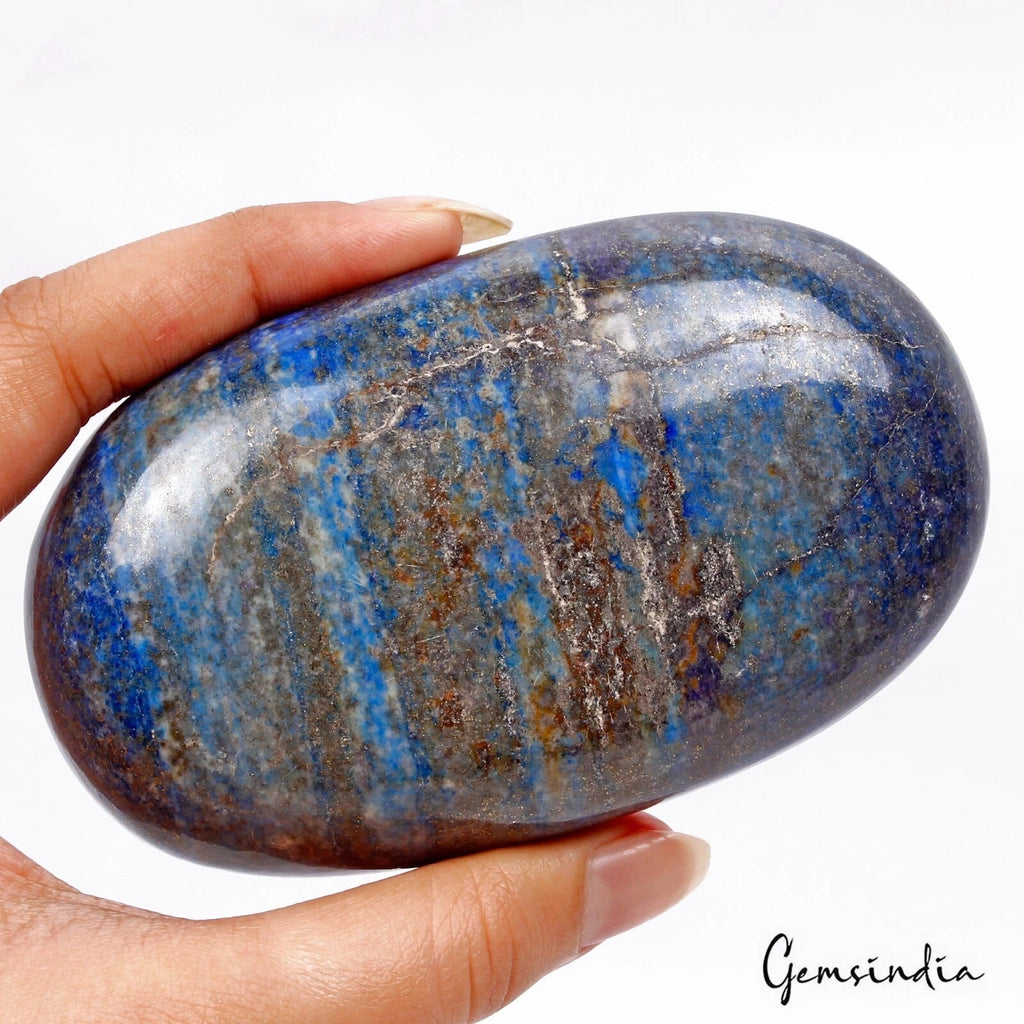 1390 Cts Natural Rare Quality Lapis Lazuli Cab Oval 105x60x20mm Loose Gemstone
