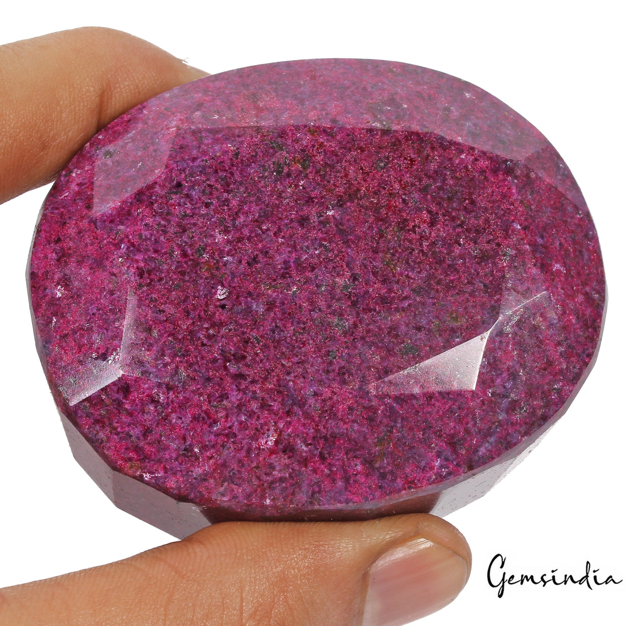Certified 1970 Ct Natural African Red Ruby Oval Faceted Cut Huge Size Loose Gem