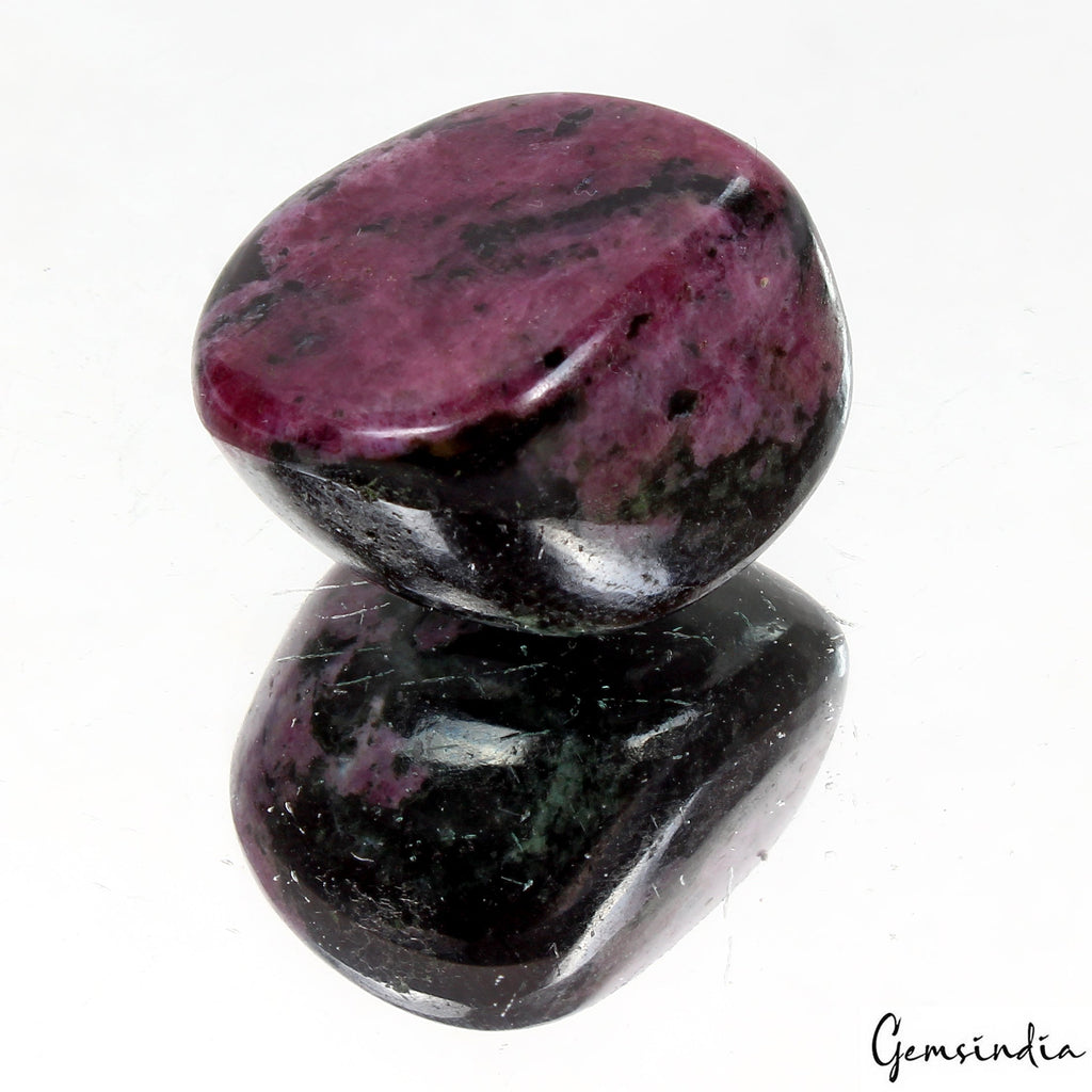 Certified 207.20Ct Natural Ruby Zoisite Crystal Healing Tumble Polished Gemstone