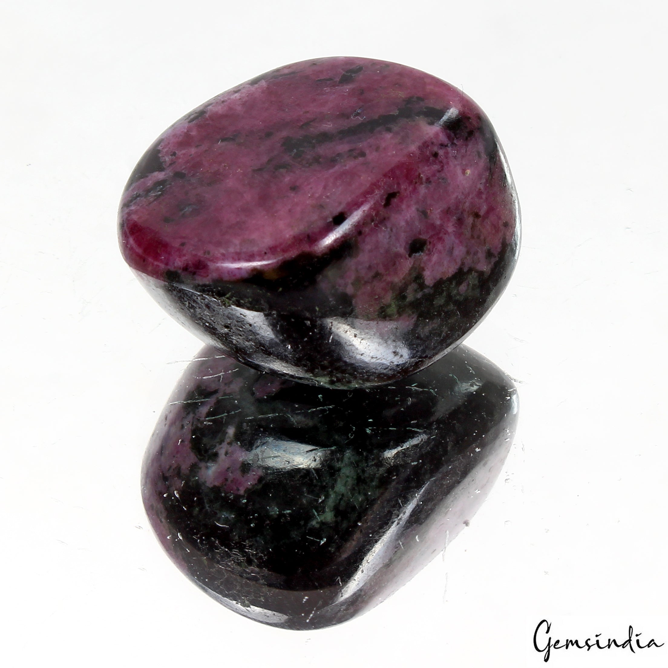 Certified 207.20Ct Natural Ruby Zoisite Crystal Healing Tumble Polished Gemstone