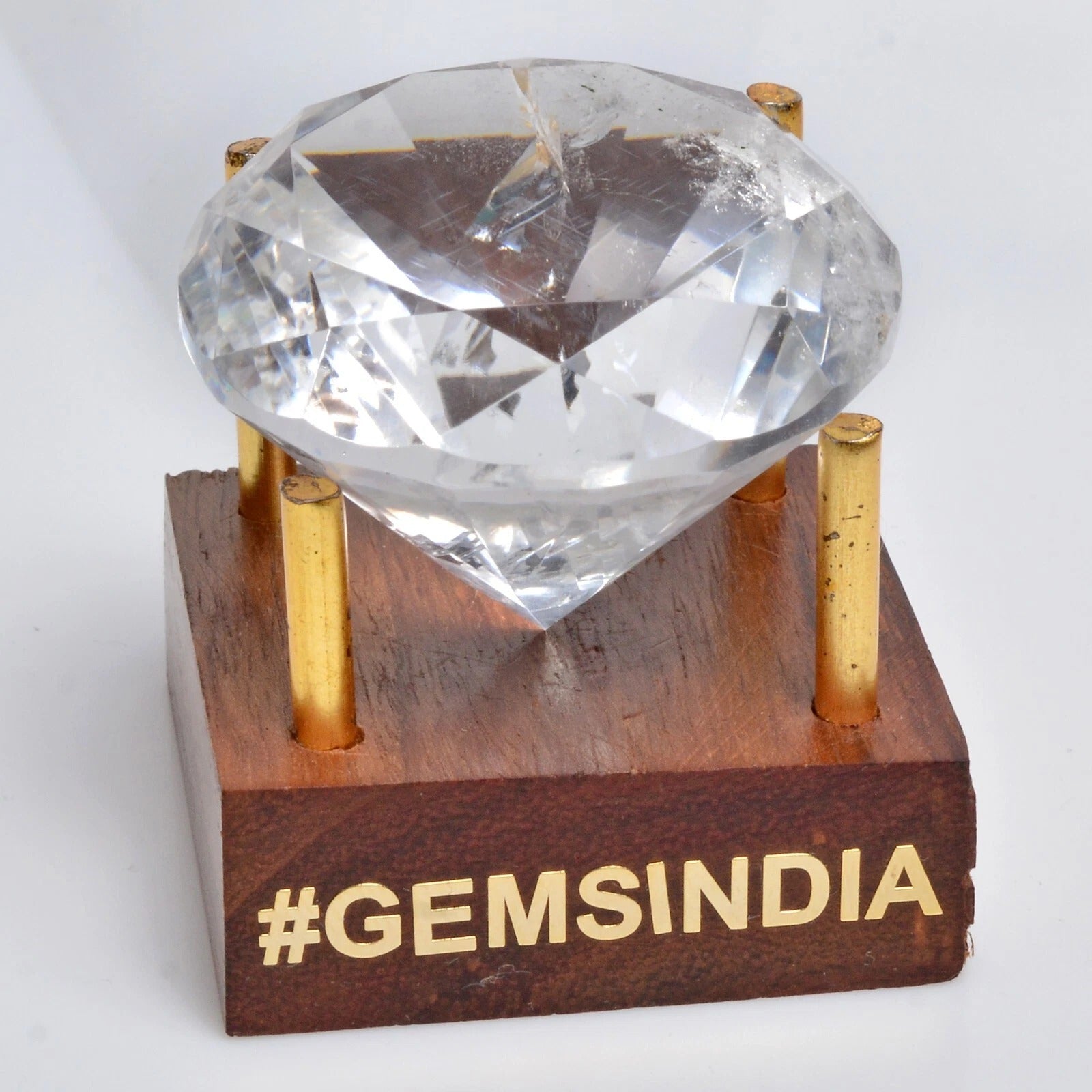 Diamond Loose Gemstone, White — 37x27 mm, 180.40 Ct, Brazil