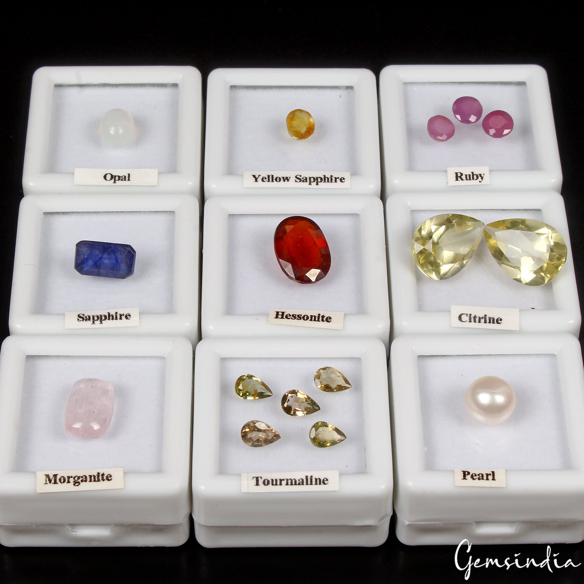 MIX LOT LOOSE FACETED NATURAL GEMSTONES MIXED GEMS WHOLESALE LOOSE GEM 30+CT