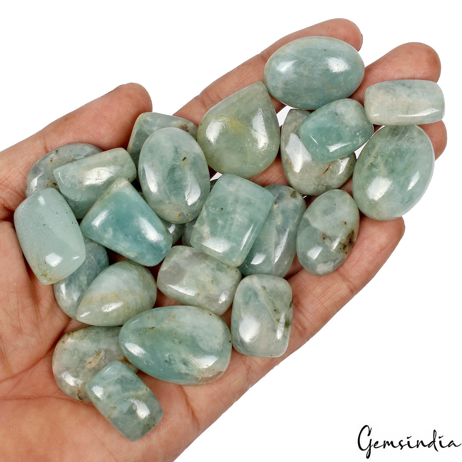 830 Ct/25 Pcs Natural Untreated Blue Beryl Aquamarine Mix Loose Wholesale Gems