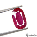 Mozambique Top Red Ruby 3.00 Ct Oval Shape Loose Natural Certified Ring Size Gem