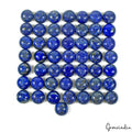 Lapis Lazuli Lot, Cabochon, Blue — 50 Pieces, 10mm, 240.75 Ct, Afghanistan