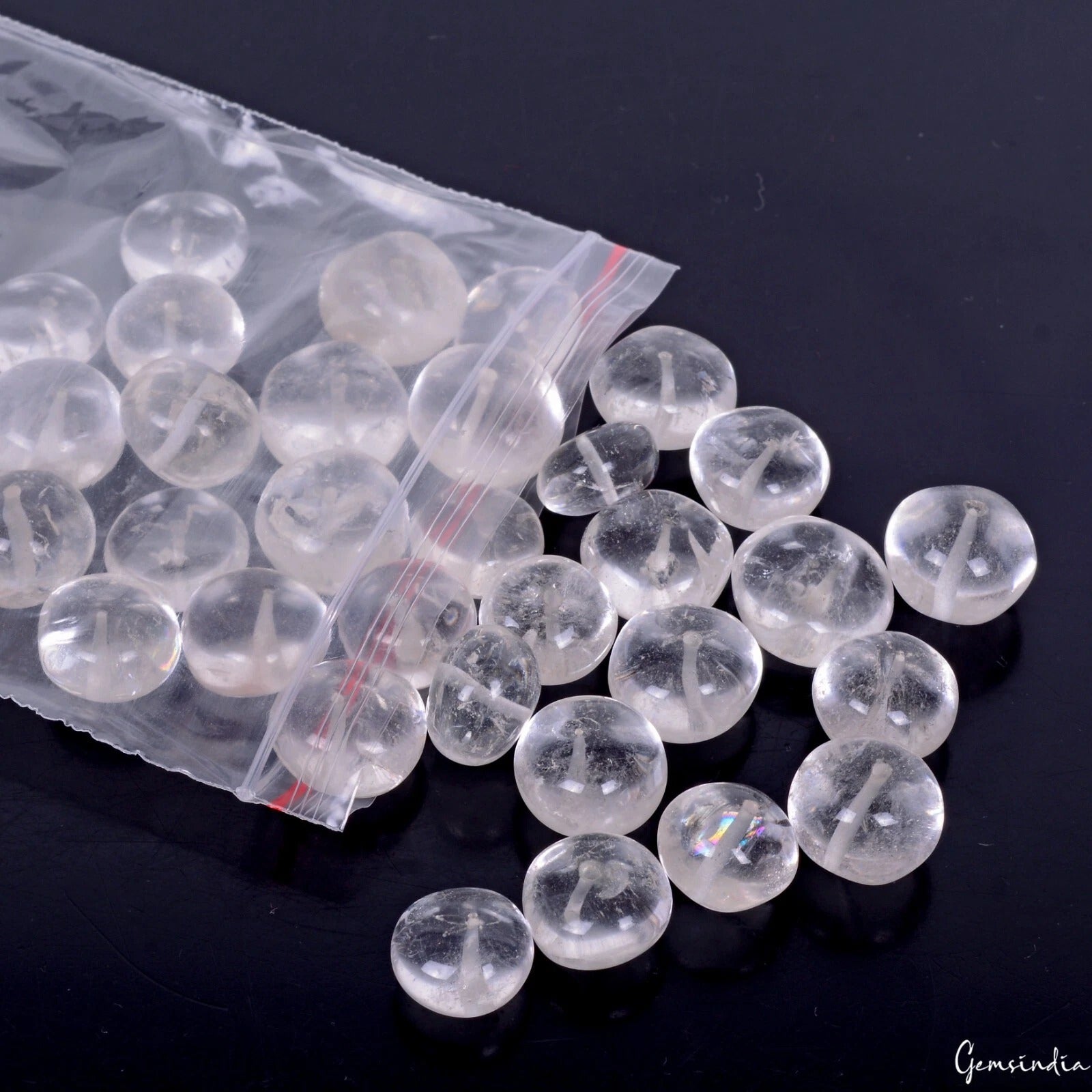 Quartz Beaded Strand, Untreated — 12mm, 360 Ct, Madagascar
