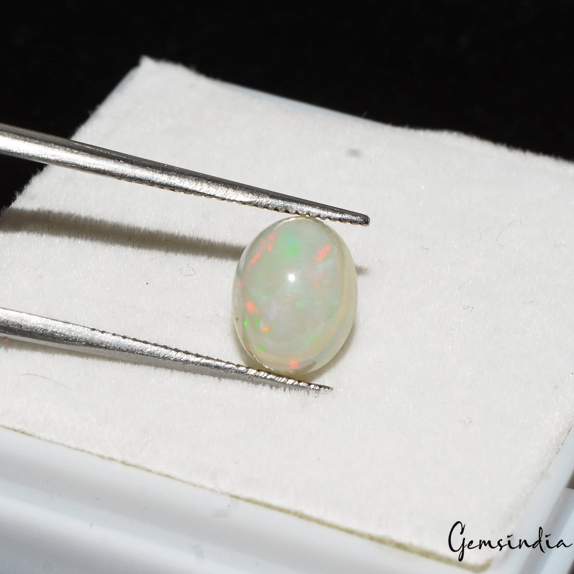 Certified 1.70 Ct Natural Untreated Ethiopian Multi-Shine Opal Oval Gem For Ring