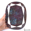 Huge 4.27Kg Natural Untreated Bi Color Ruby Kyanite Oval Faceted Museum Size Gem