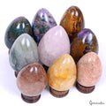 5750 Ct/9 Pcs Natural Multi Gemstones Reiki Crystal Healing Mineral Egg Cabochon