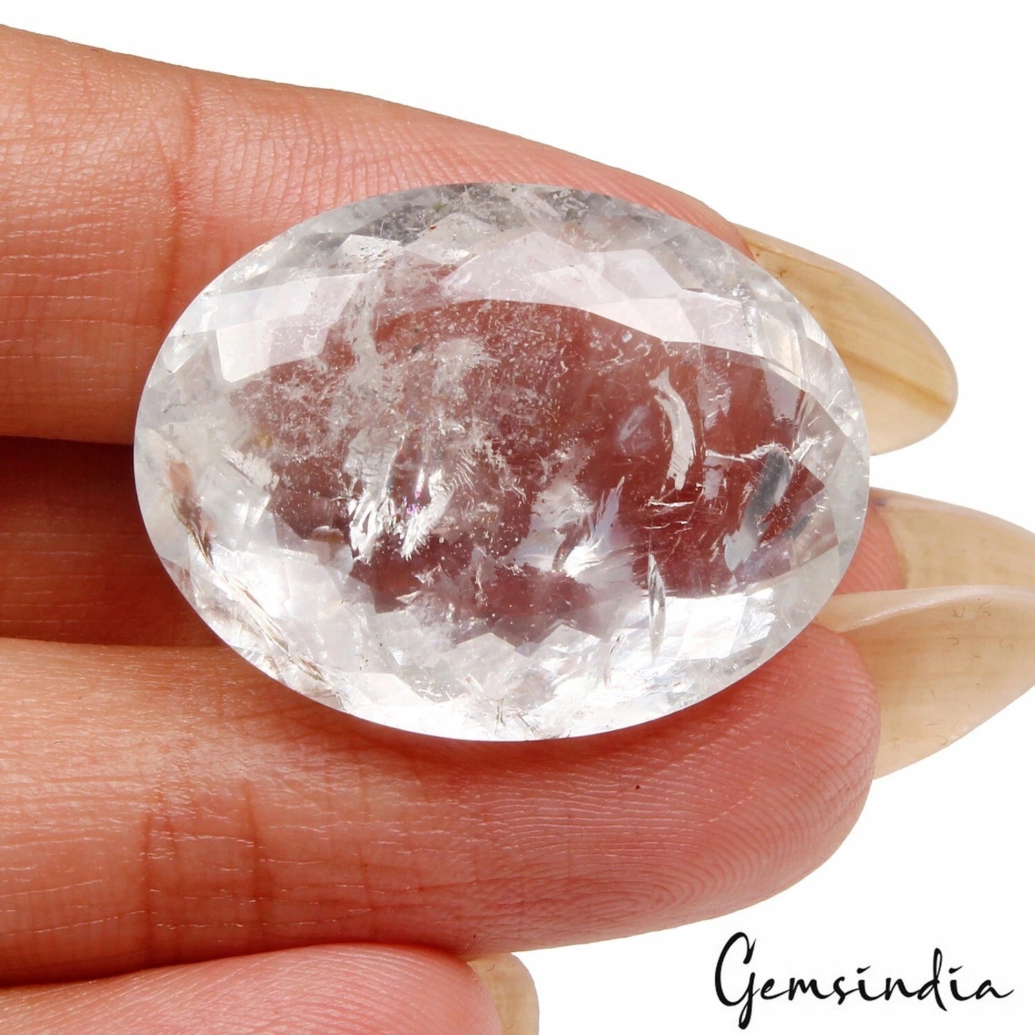 Natural CERTIFIED Santa Maria Aquamarine 31.90Ct BIG Gemstone Oval Cut 26*20*9mm
