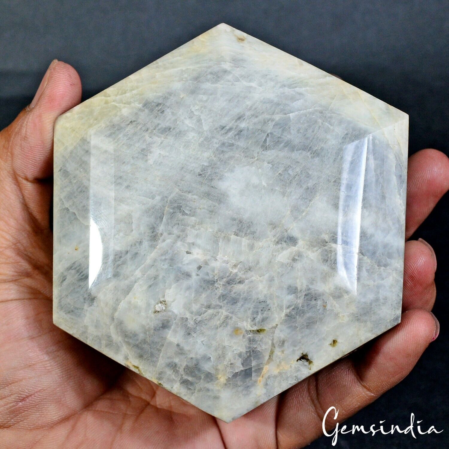 1.03 Kg Natural Aquamarine Beryl Earth Mined Untreated Hexagon Cut Huge Gemstone