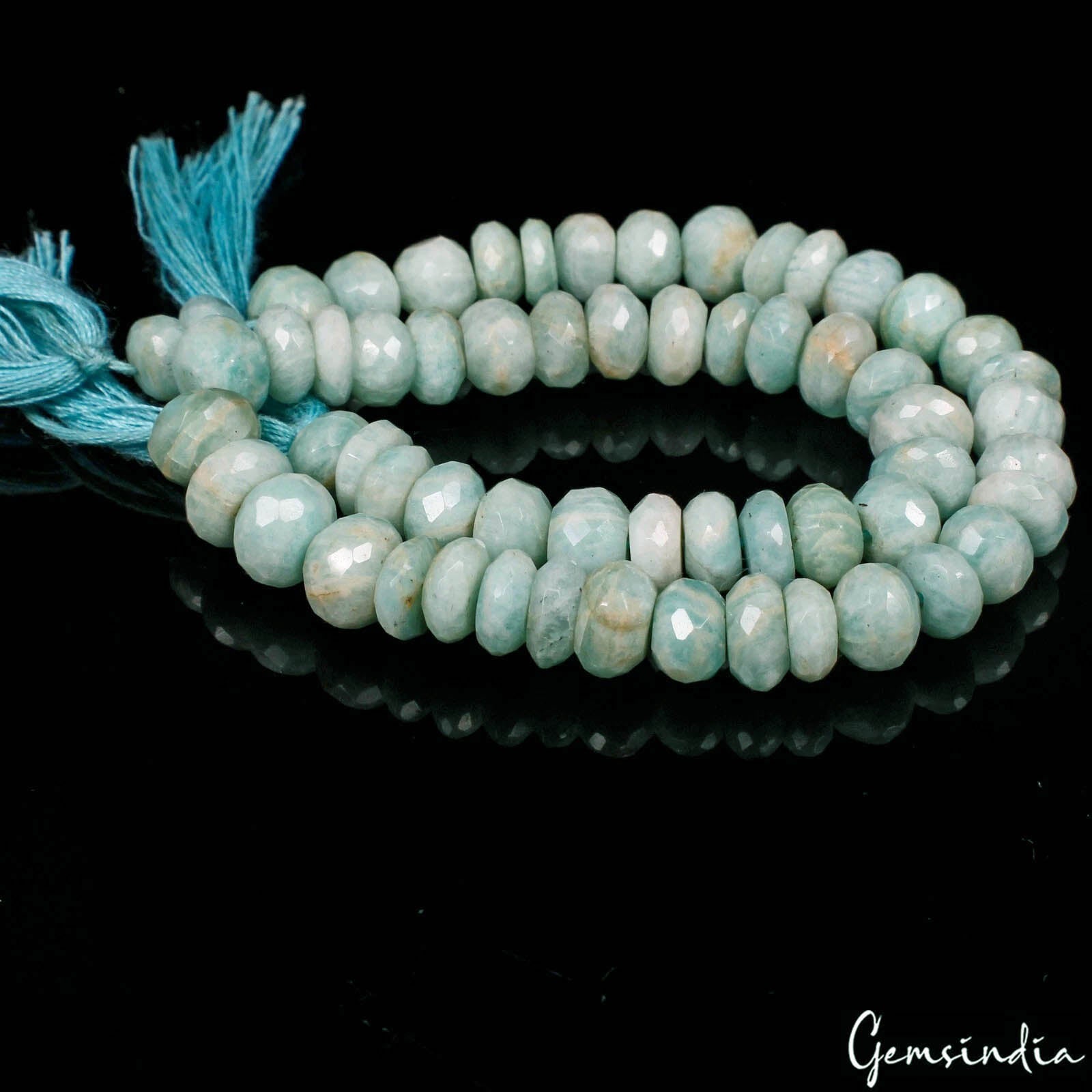 Amazonite Beaded Strand — 6-7mm, 96.60 Ct, Madagascar
